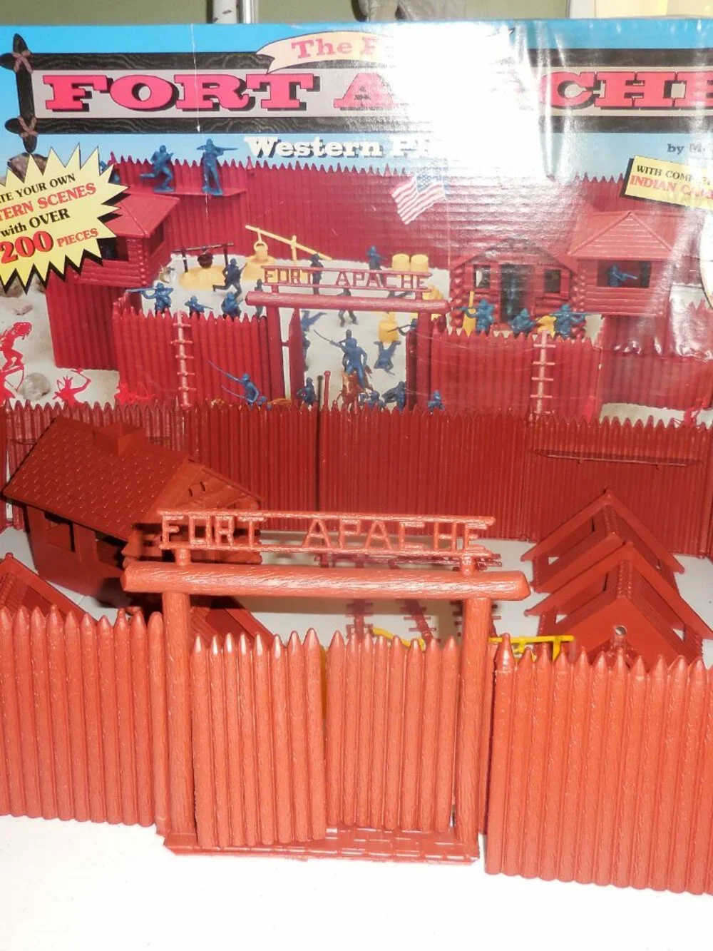 Marx 4502, The Famous Fort Apache Western Playset FORT ONLY, BOX NOT INCLUDED